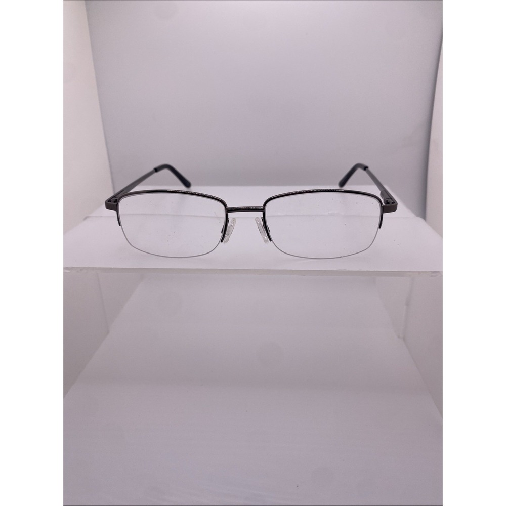 Stetson Eyeglasses FRAME ONLY Zyloware Half Rim 53-18 Gray 887